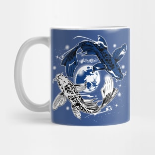 koi fish yin and yang Mug